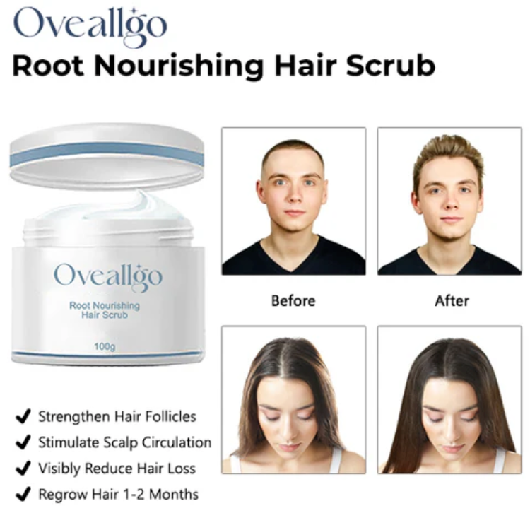 Korean Beauty Inspired Hairvana Oveallgo™ Hair Scrub