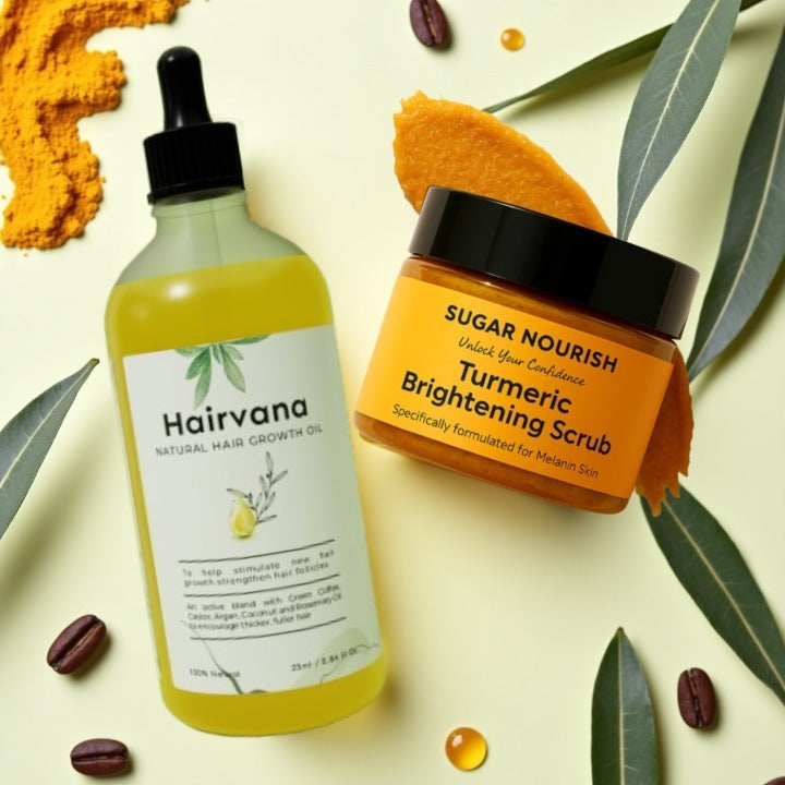 Hairvana Oil + Sugar Scrub Combo